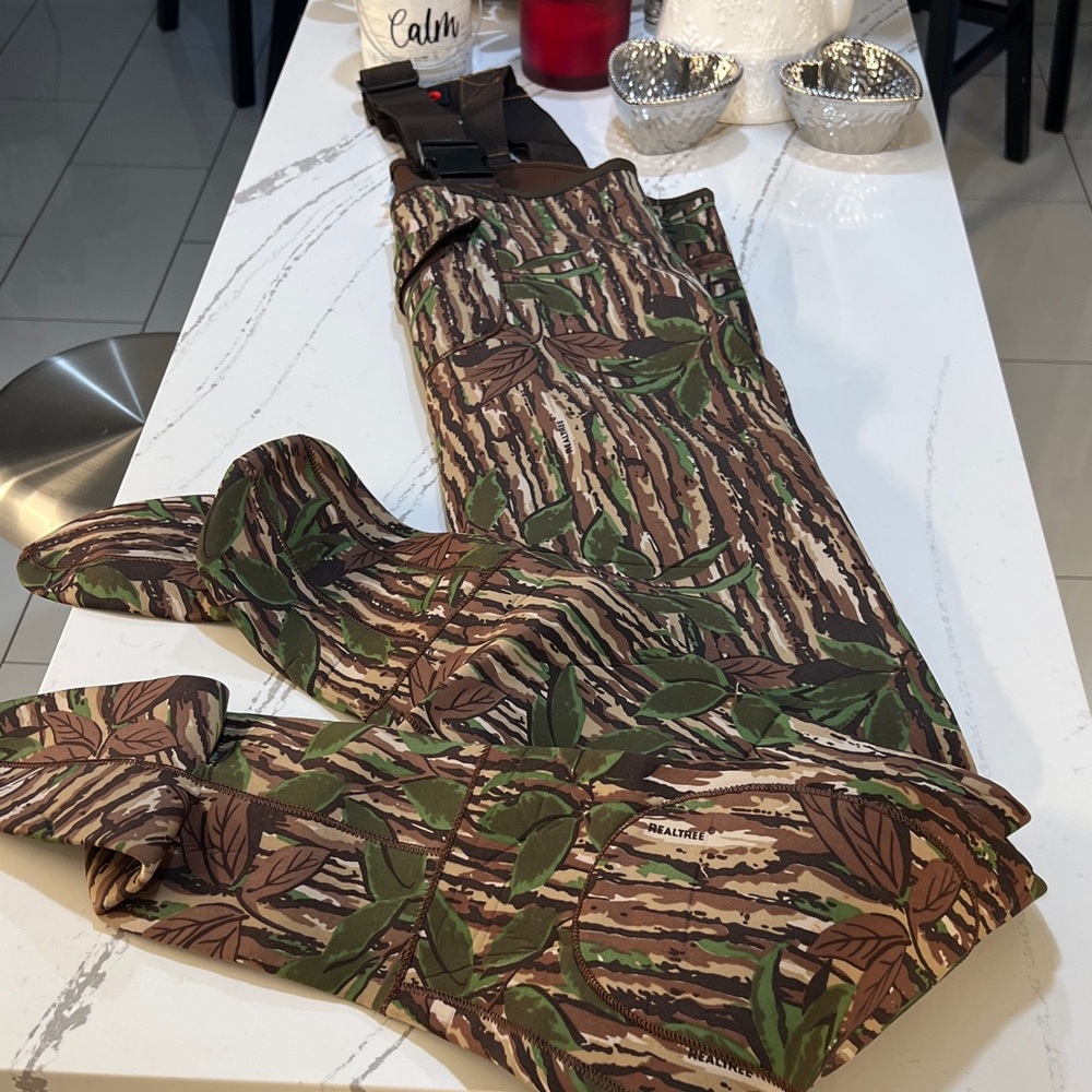 Avid Camo Neoprene Outdoor Cargo Pants size L - Picture 9 of 16